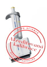 Akreditovaná kalibrace 16kanálové pipety